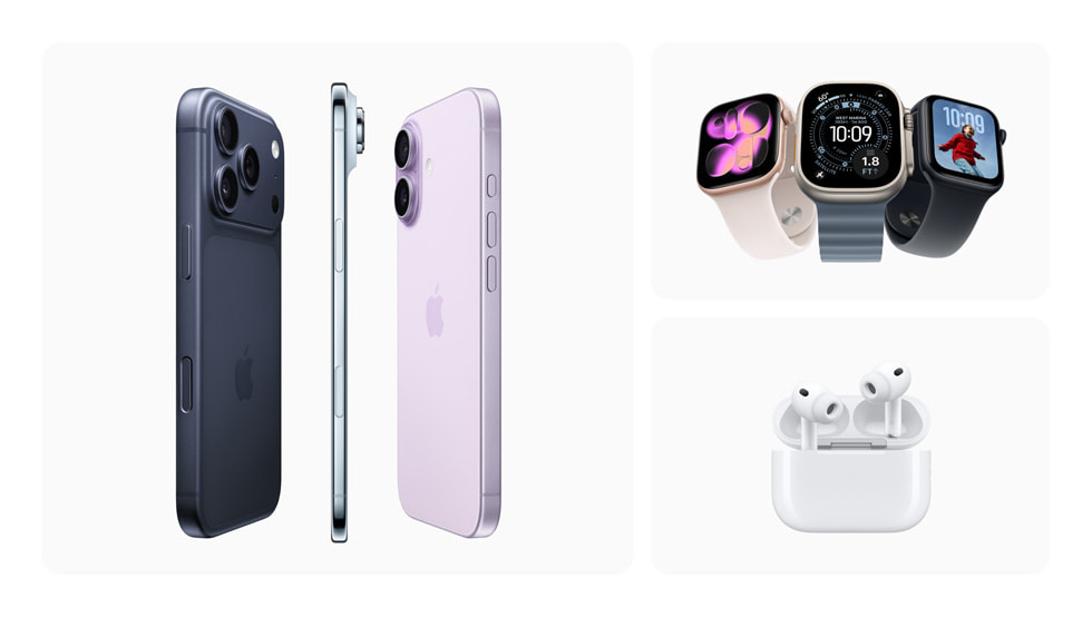 Лінійка iPhone, Apple Watch та AirPods