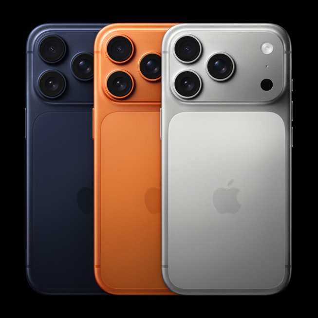 iPhone 17 Pro у трьох кольорах